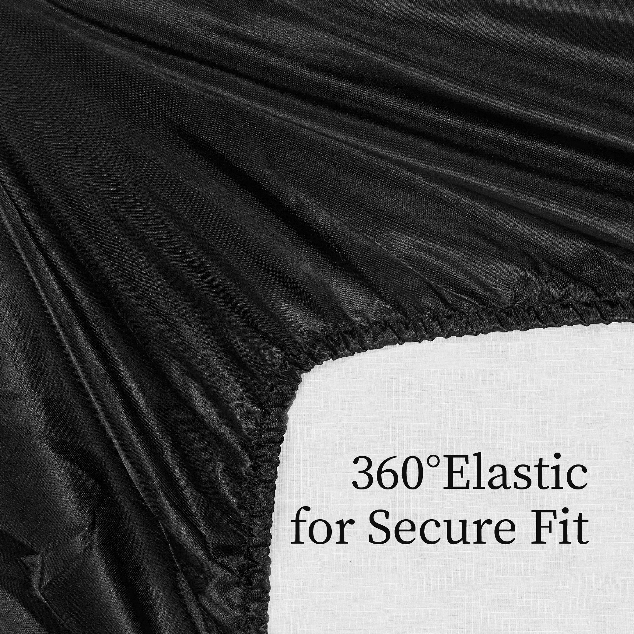 Satin Bed Sheets, Twin Size Sheets Set, 3 Pcs Silky Bedding Set With 15 Inches Deep Pocket For Mattress (Twin, Black)_voghion.com